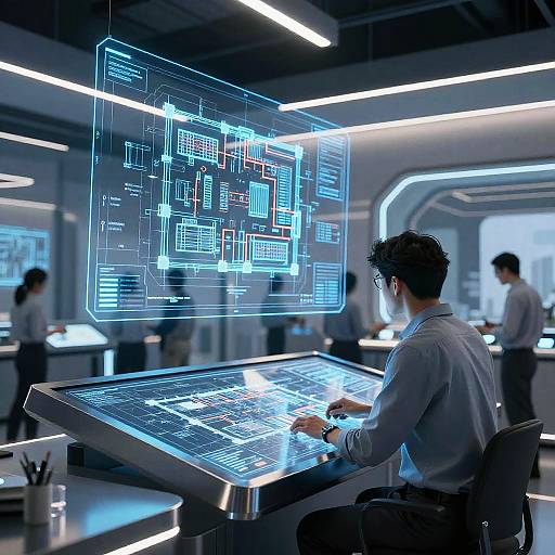 Futuristic AI-Driven Design Studio