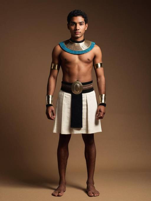 Realistic Male in Egyptian Attire