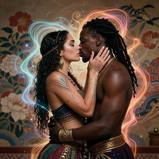 Intimate Embrace of Berber and Black Love