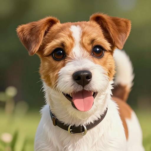 Vibrant Jack Russell Terrier Illustration