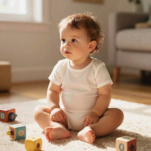 Toddler Boy in Cozy Leotard