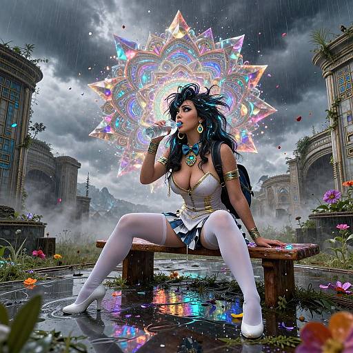 Post-Apocalyptic Egyptian Fantasy Scene