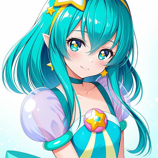 Illustration of Cure milky, precure in the style of Dakemakura-koubou