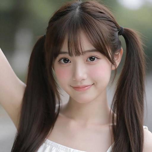 Photorealistic Mafuyu in Delicate Dress