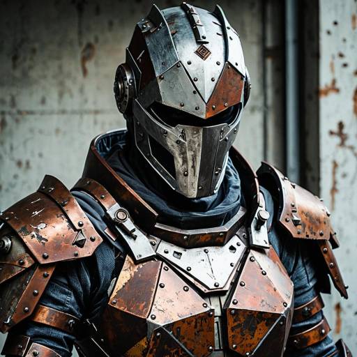 Rusted Metal Armor Cosplay