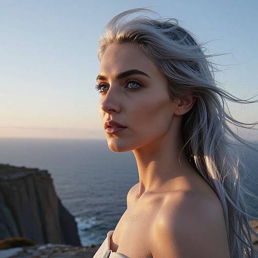 Ultrarealistic Portrait of Arctic Woman