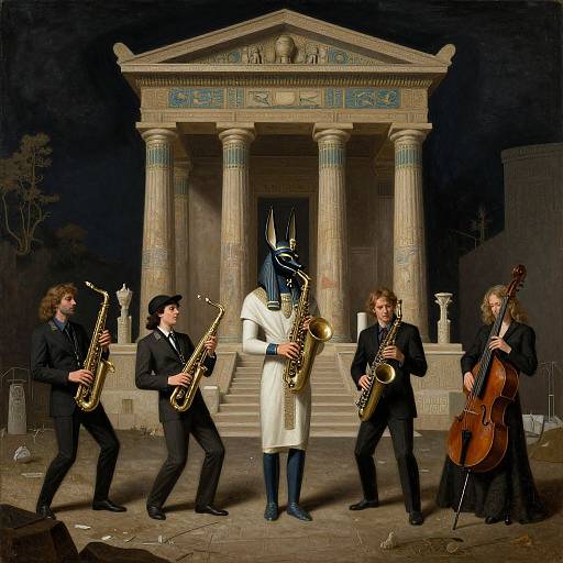 Whimsical Jazz Band at Temple