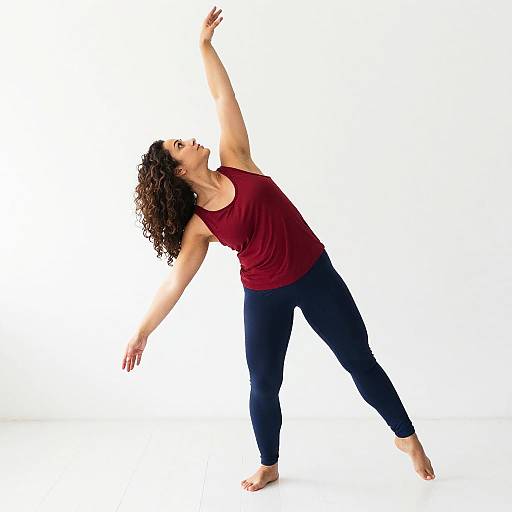 Dynamic Dance Pose in Minimalist Setting
