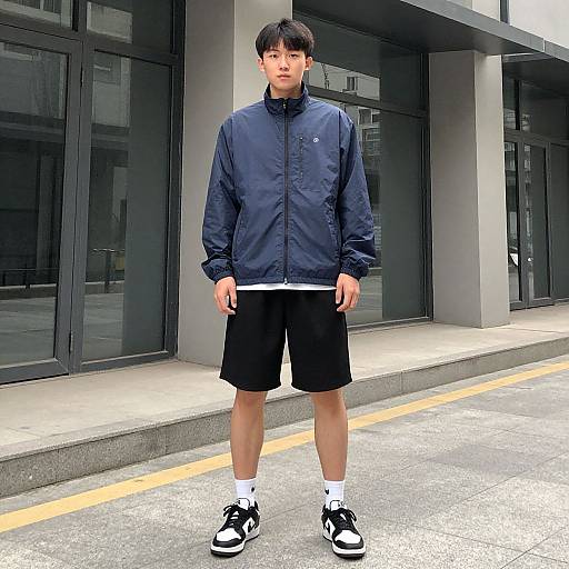 Photorealistic Sporty Male Outfit Outdoors