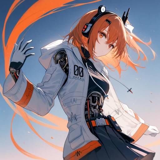 Android Cowgirls in a Moonlit Desert