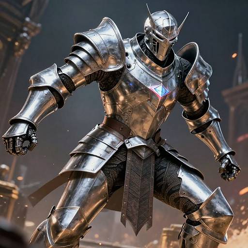 Epic Fantasy Armor Cleavage Scene