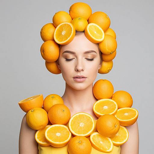 Citrus Fruit Fashion Summer Vibe