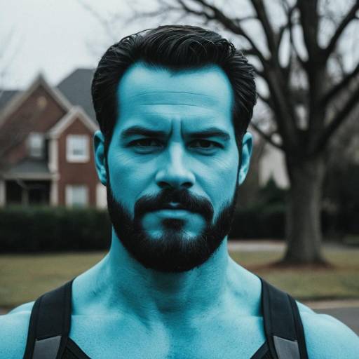 Realistic Adult Male Sully Costume Portrait