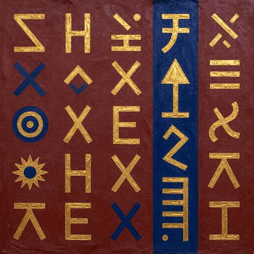 Abstract Tribal Marks and Symbols