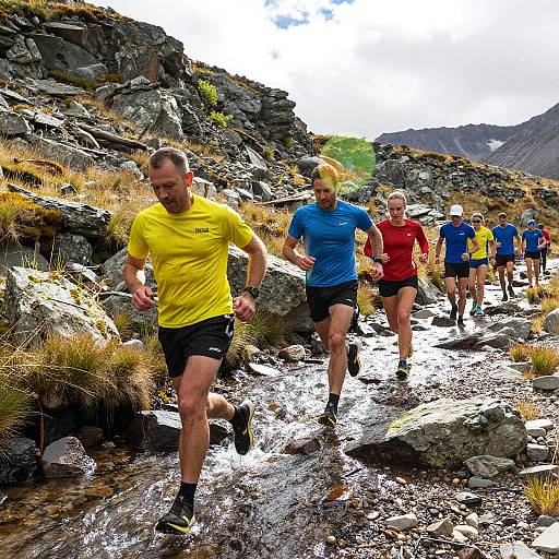 Crosslauf Competition on Rocky Trail