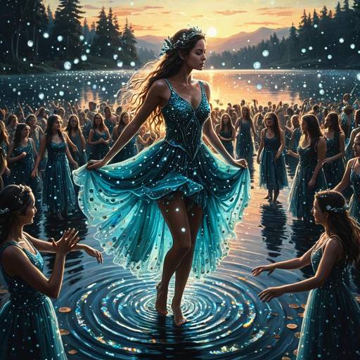 Mystical Nymph Dance in Dewy Lagoon