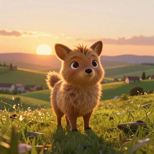 Wolfoo at Sunset Hill