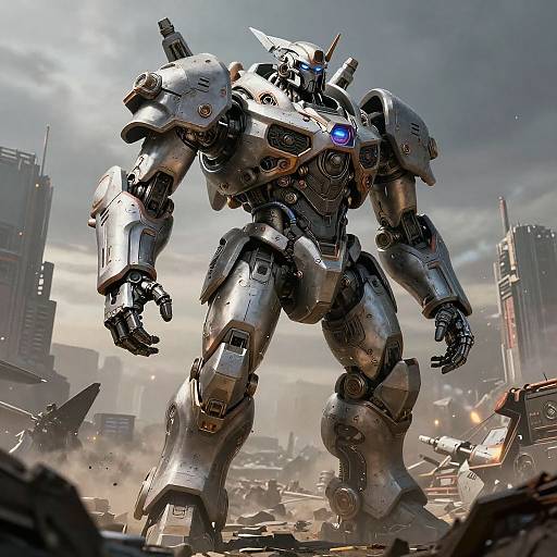 Imperator Titan in Futuristic Warzone