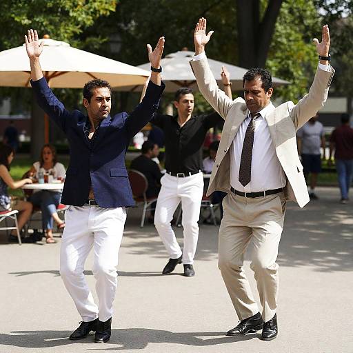 Joyful Outdoor Dance in a Park