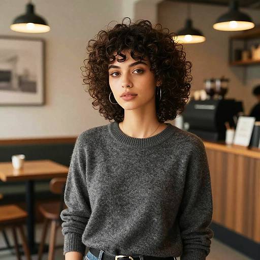 Curly Mohawk Fashion Editorial