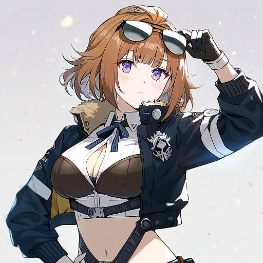 Illustration of Grizzly mkv (girls' frontline), girls' frontline in the style of Somechime (sometime1209)