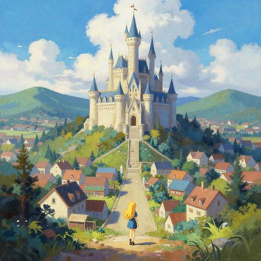 Japanese Oil Fantasy: Girl's Imagined World