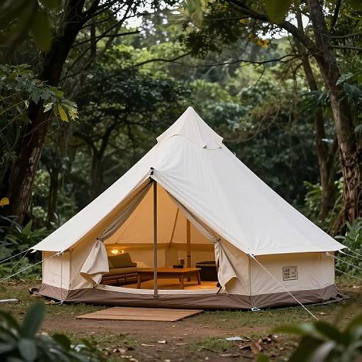 Luxury Glamping Tent in Nature