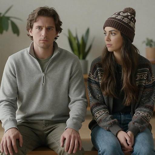 Intimate Portrait: Couple in Soft Light