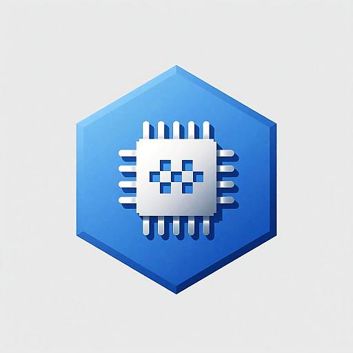 Minimalist Hexagonal Assembly Language Logo