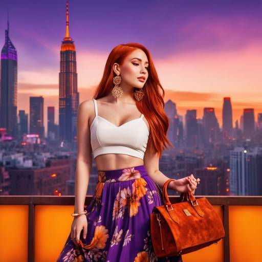 Empowered Fashion in a Vibrant Cityscape Empowered Fashion in a Vibrant Cityscape