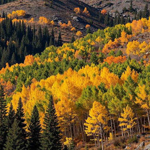 Rocky Mountain Autumn Foliage Colors