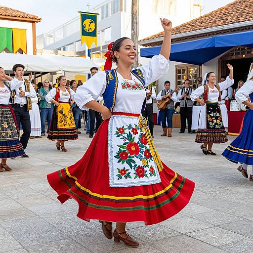 Portuguese Folk Dance Festival Scene