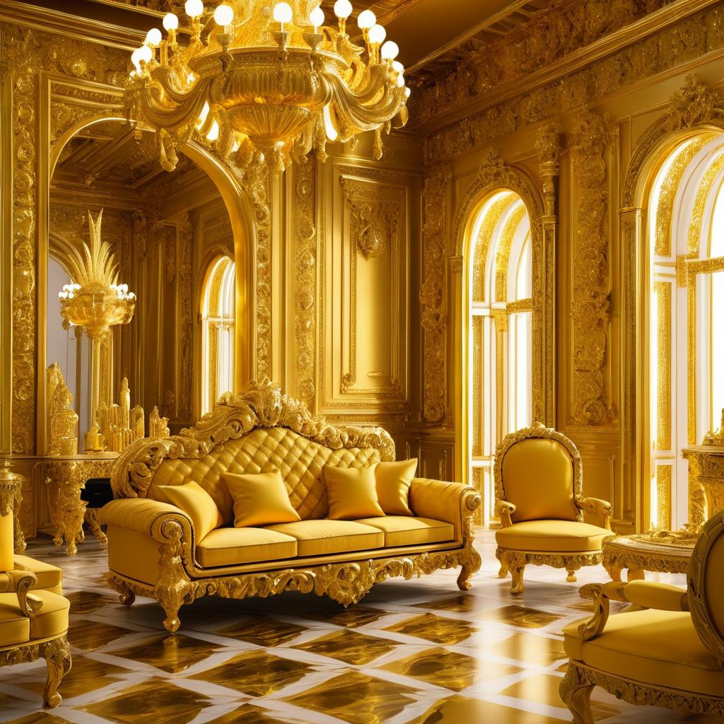 King Midas in a Golden Baroque Palace