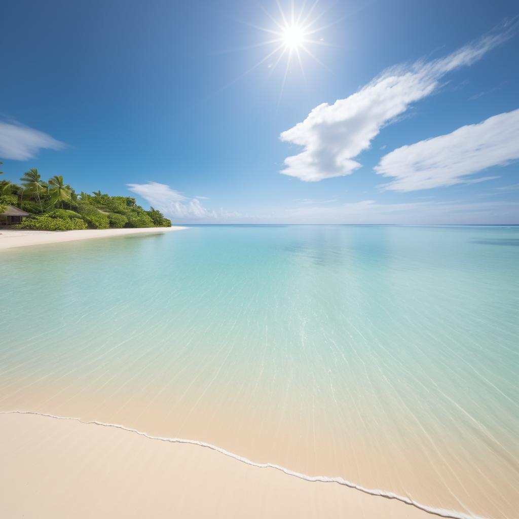 Tranquil Beach Bliss at Tropical Island