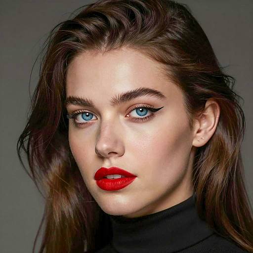 Elegant Portrait of a Fair-Skinned Woman