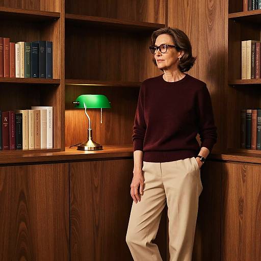 Middle-Aged Female Author in Study