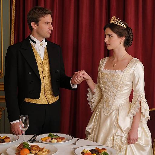 Regal Elegance in Opulent Setting