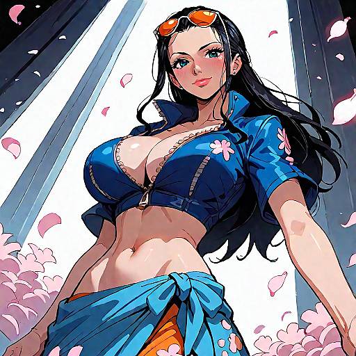 Anime Girl in Stylish Casual Outfit