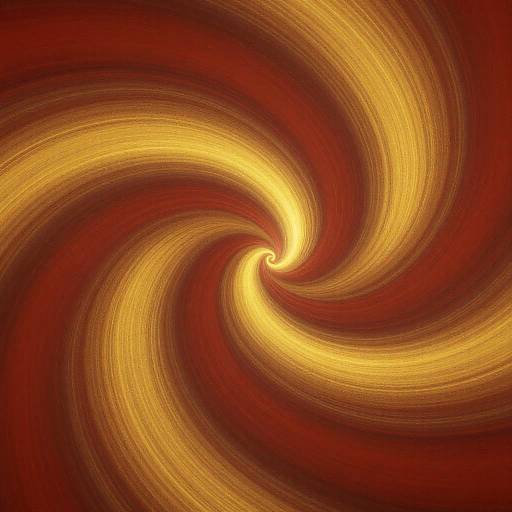 Abstract Swirling Light and Shadow