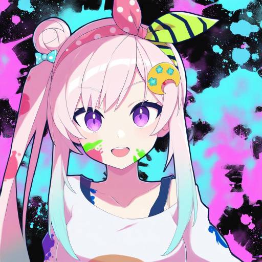 Illustration of Airani iofifteen, hololive in the style of Rikumaru