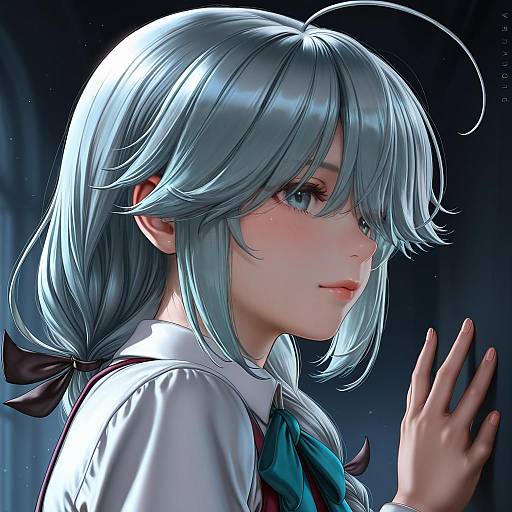 Illustration of Hamanami (kancolle), kantai collection in the style of Dandon fuga