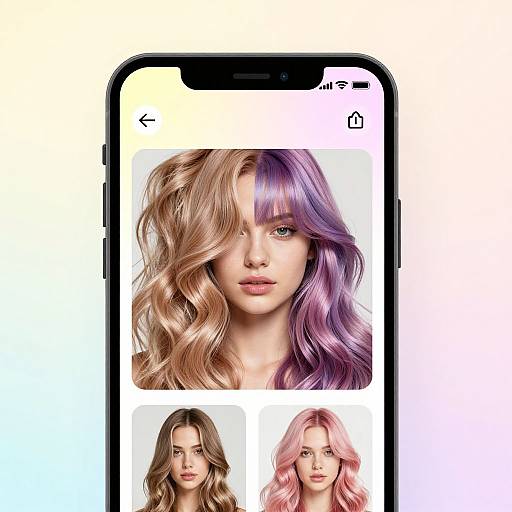 AI Hair Color Changer App Demo