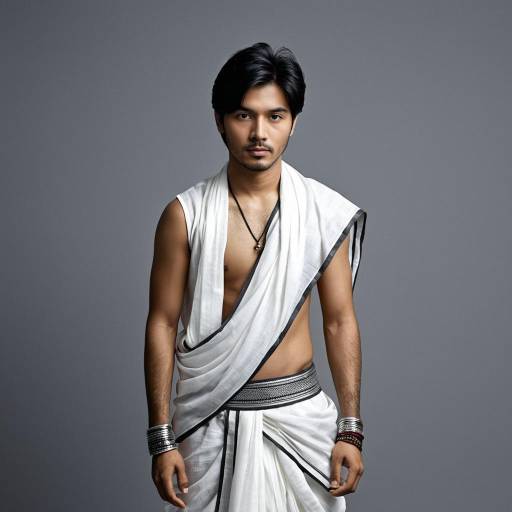 Realistic Portrait of a Boy in Dhoti