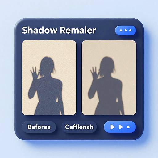 Modern Shadow Remover Tool UI