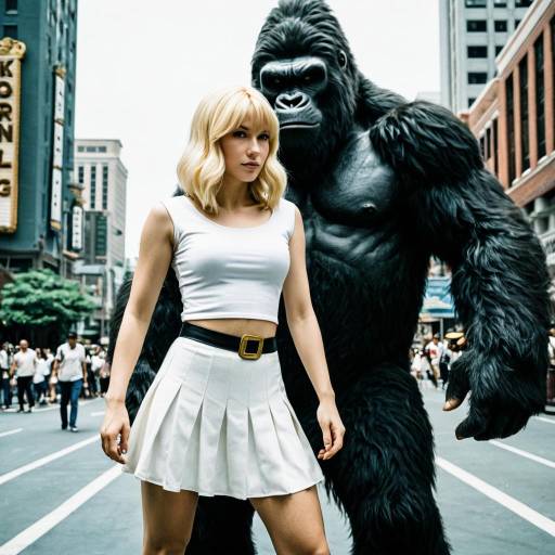 Sexy King Kong Cosplay by Blonde Model