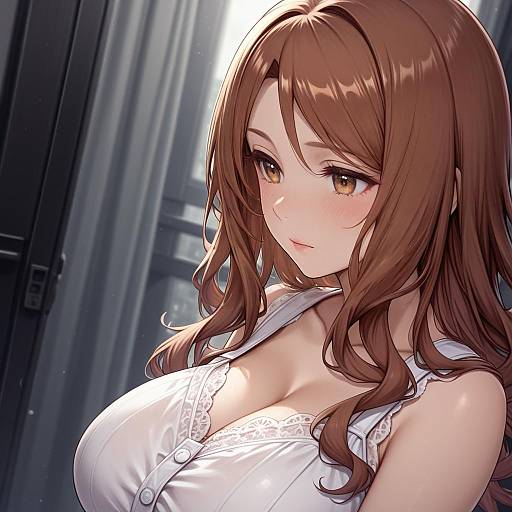 Illustration of Mugino shizuri, toaru majutsu no index in the style of Kannko bokujou