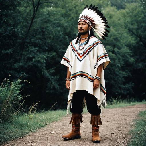 Cherokee Indian Costume Photo of Boy