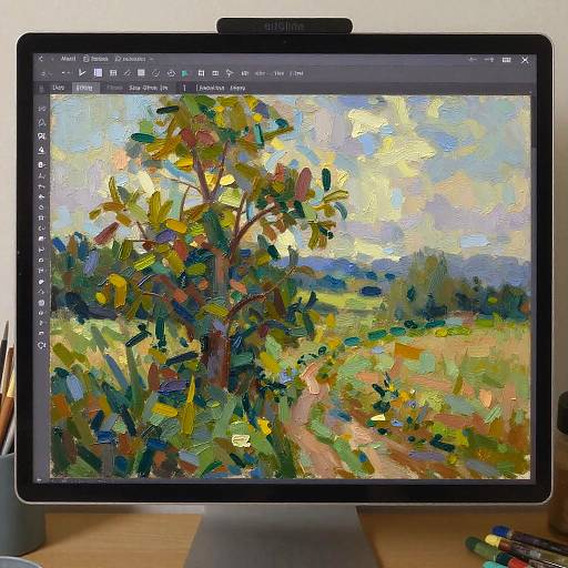 Serene Landscape Oil Painting Transformation