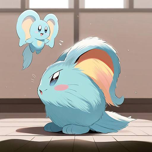 Illustration of Elfilin, kirby (series) in the style of Noripachi