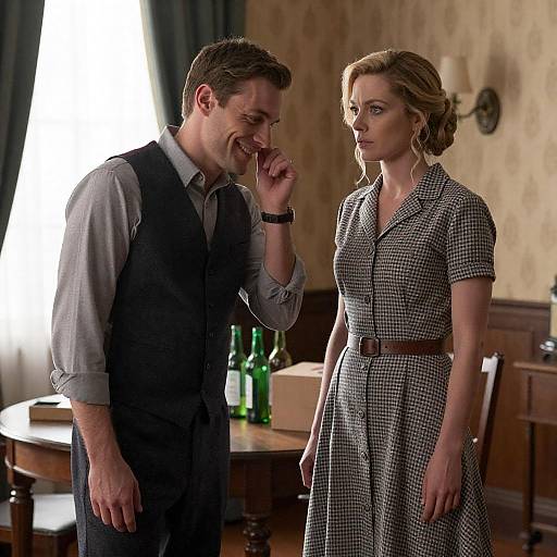 Vintage Room Portrait of a Couple